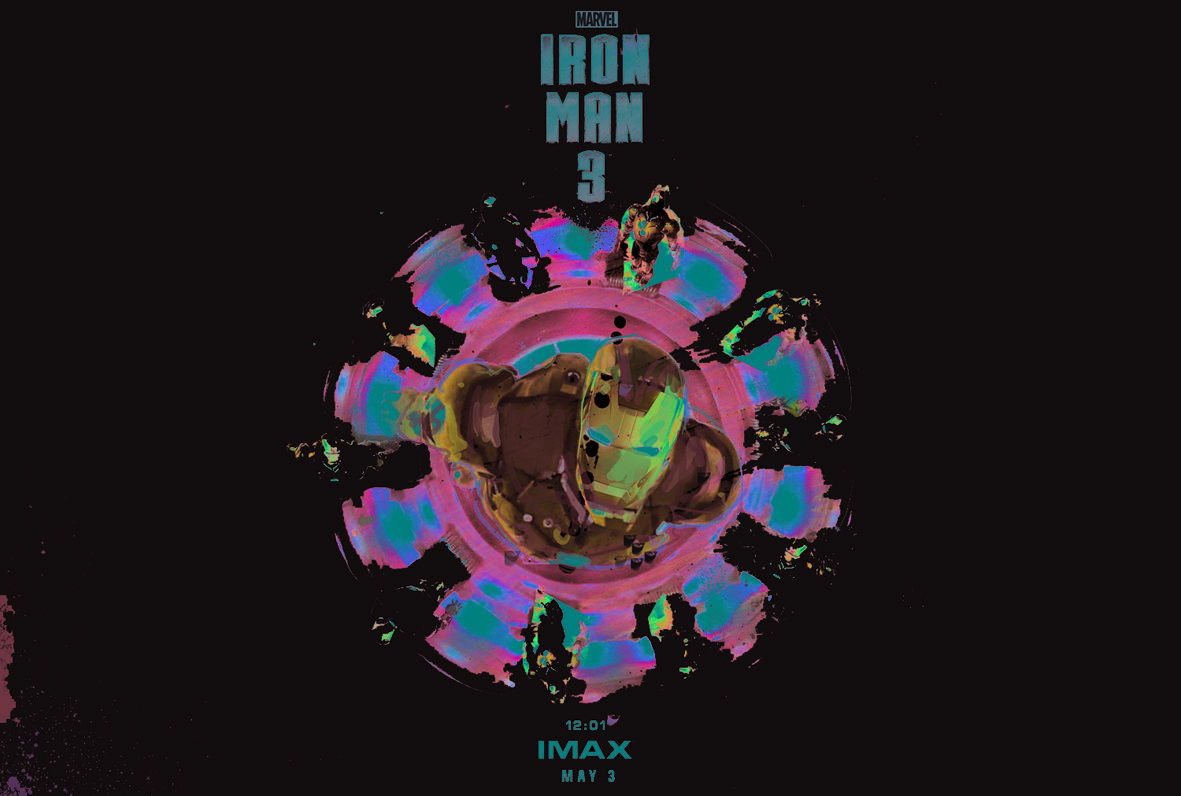 Iron Man 3 Alternative IMAX Poster by Jock 02