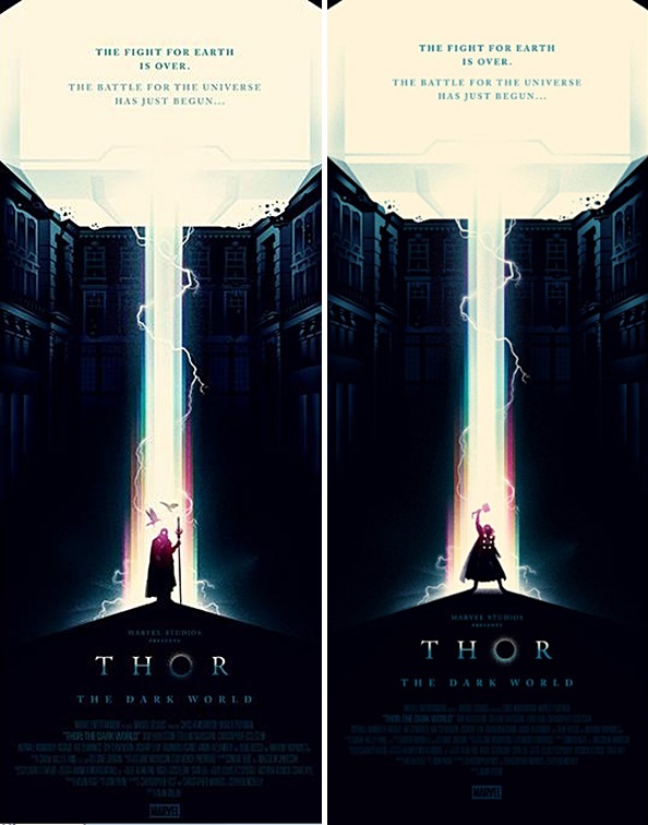 Thor The Dark World by Olly Moss 01