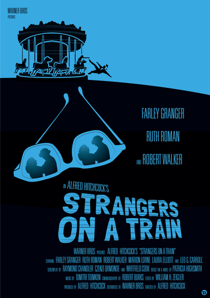 Alfred Hitchcock's Strangers on a train