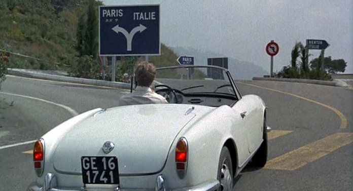 Giulietta Spider in The Day of the Jackal, 1973