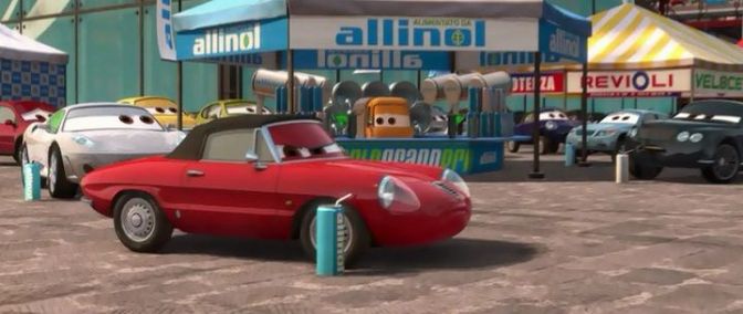 Spider 1600 in Cars 2, 2011
