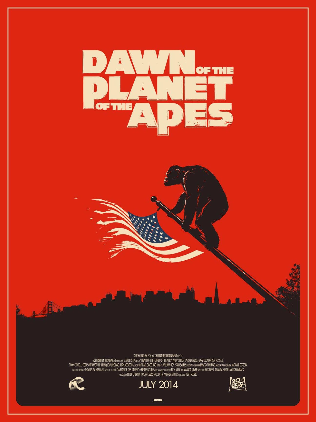 Dawn of the planet of the apes by Matt Ferguson