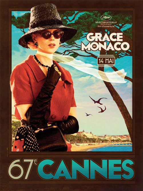 grace of monaco vintage poster