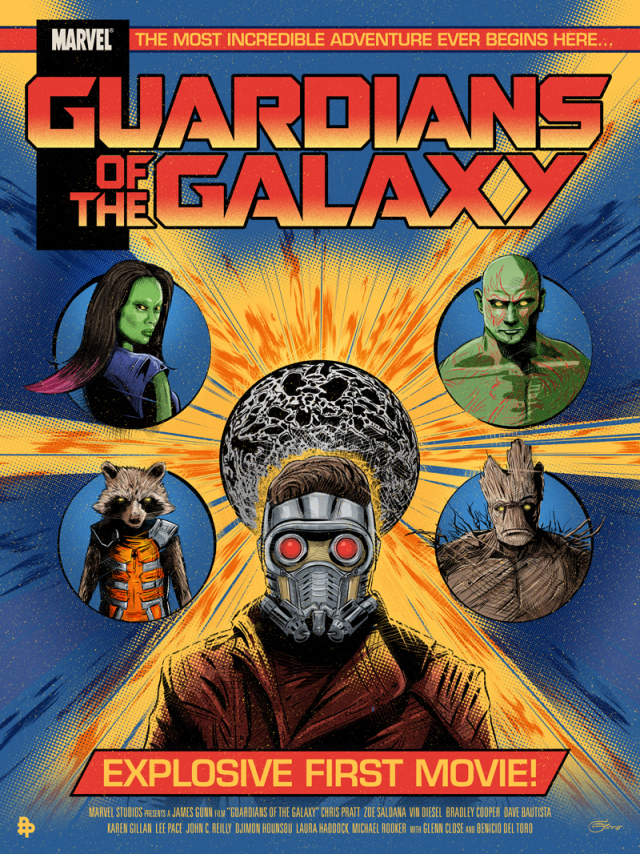 Guardians of the galaxy by Chris Skinner Color Variant