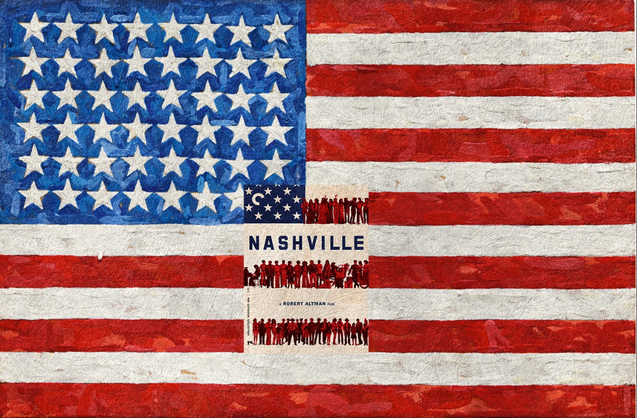 Nashville by Robert Altman + Flag by Jasper Johns