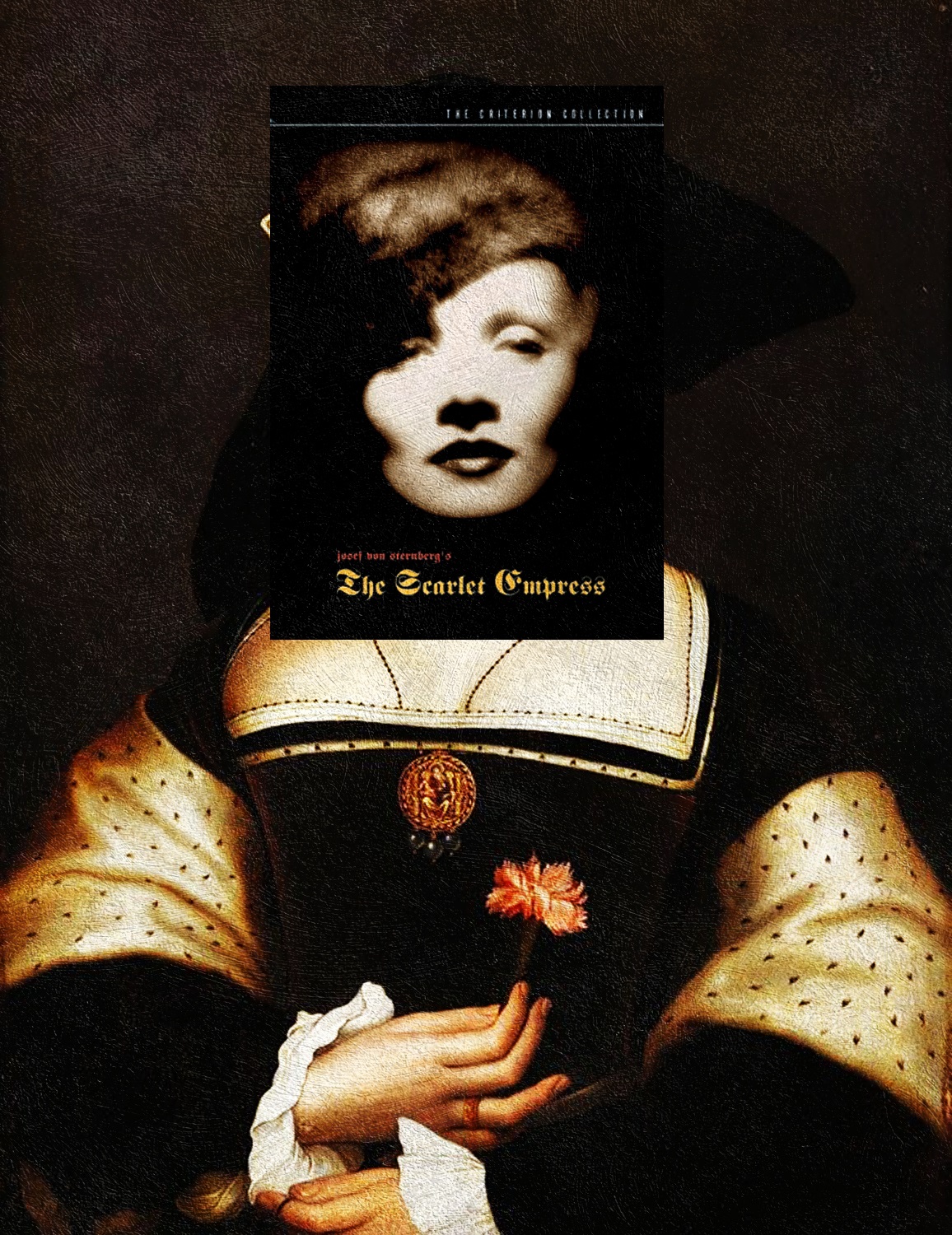 The Scarlet Empress by Josef von Sternberg + Elizabeth Cheyne, Lady Vaux by Hans Holbein the Younger