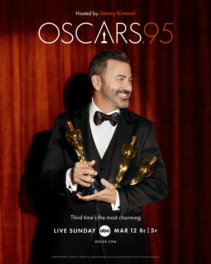 Oscars 2023 JimmyKimmel poster